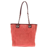 Chanel Deauville Canvas in Rood