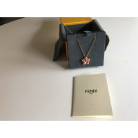 Fendi Collier en Acier en Doré