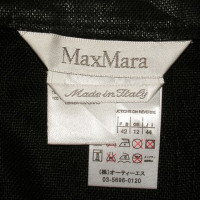 Max Mara Black Linen Skirt 