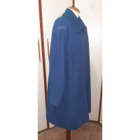 Elena Mirò Jacket/Coat Wool in Blue