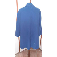 Elena Mirò Jacket/Coat Wool in Blue