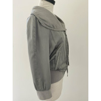 Armani Exchange Jacke/Mantel aus Seide in Silbern