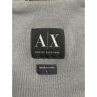Armani Exchange Jacke/Mantel aus Seide in Silbern
