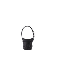 Alexander McQueen The Curve Micro Leather in Black