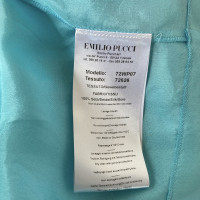 Emilio Pucci Knitwear Silk in Turquoise