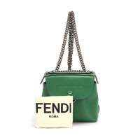 Fendi Back To School Backpack Leather in Green