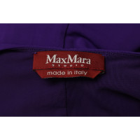 Max Mara Kleid aus Viskose in Violett