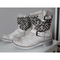 Ash Ankle boots Leather in White