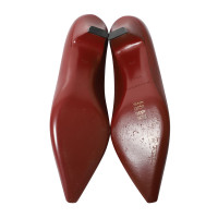 Burberry Pumps/Peeptoes Leather in Red