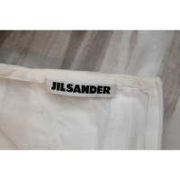 Jil Sander Gonna in Cotone in Bianco