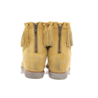 Isabel Marant Zeppe in Pelle in Giallo