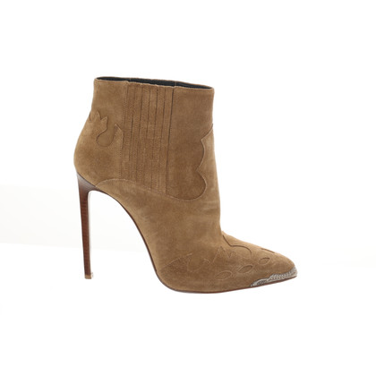 Saint Laurent Ankle boots Leather in Beige