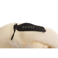 Gucci Sciarpa in Lana in Crema