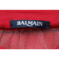 Balmain Jupe en Rouge