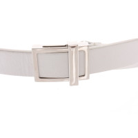 Jil Sander Belt Leather in White