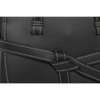 Loewe Gate Top Handle Leather in Black
