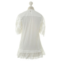 Other Designer High - blouse in white