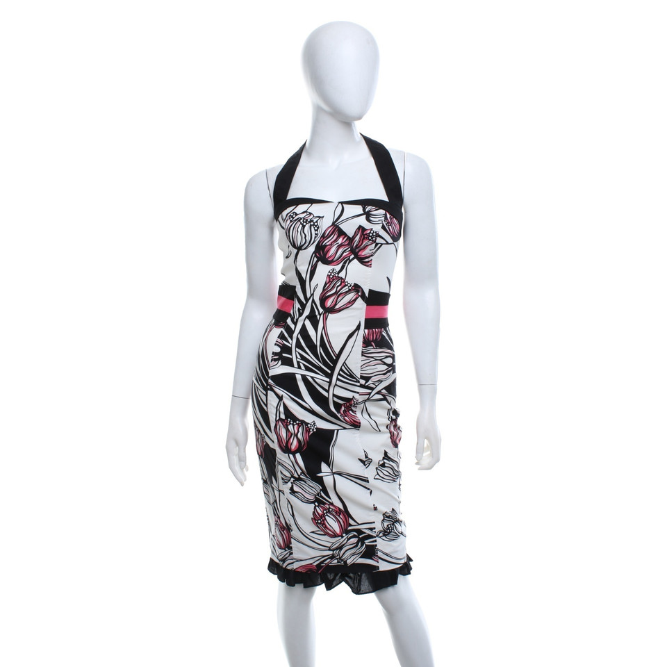 Karen Millen Neckholder-Kleid mit Muster