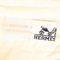 Hermès Tote bag Katoen in Wit