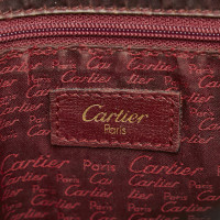 Cartier Handtasche aus Leder in Rot