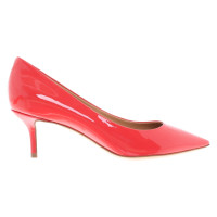 Salvatore Ferragamo Cuir verni pumps en rouge