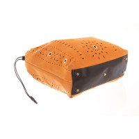Furla Handbag Leather in Orange