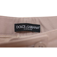 Dolce & Gabbana Hose aus Baumwolle in Beige