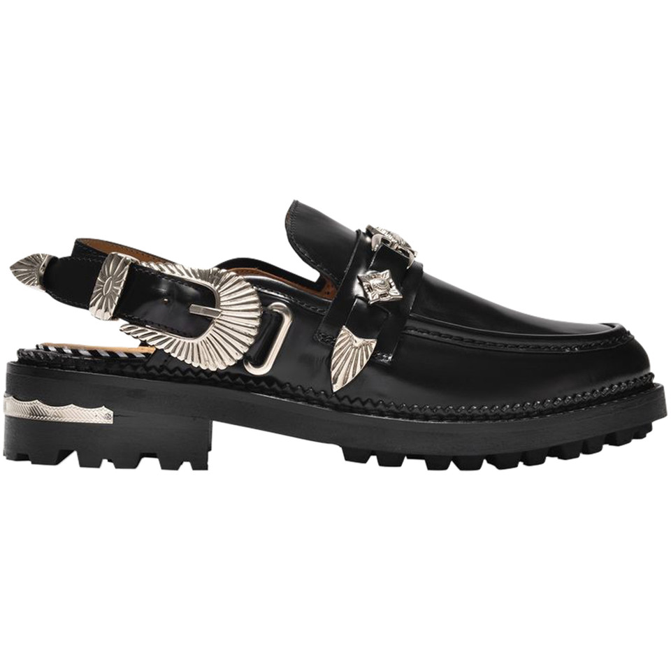 Toga Sandals Leather in Black