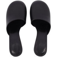 Balenciaga Slippers/Ballerinas Leather in Black