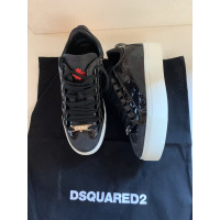 Dsquared2 Sneakers Leer in Zwart
