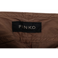 Pinko Hose aus Baumwolle in Beige