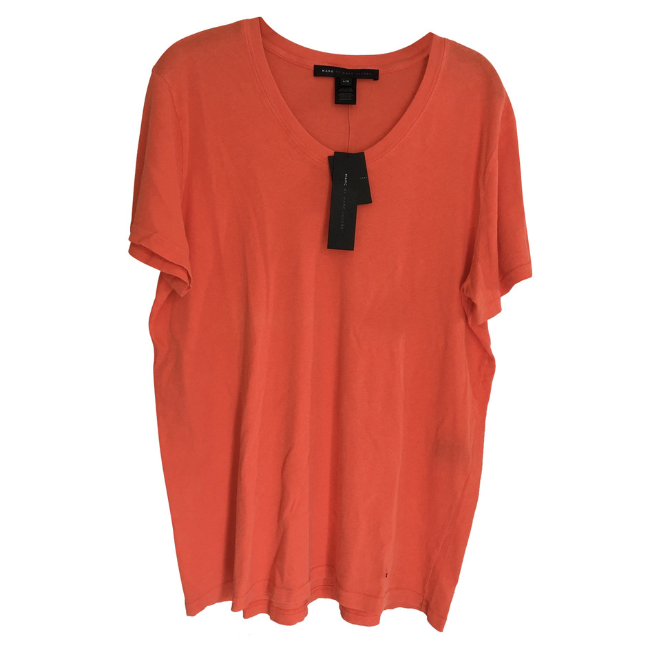 Marc By Marc Jacobs Top Cotton in Orange