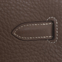 Hermès Birkin Bag 35 aus Leder in Taupe