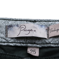 Paige Jeans Jean velours en vert