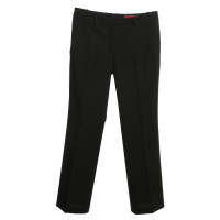 Hugo Boss pantaloni di lana in nero