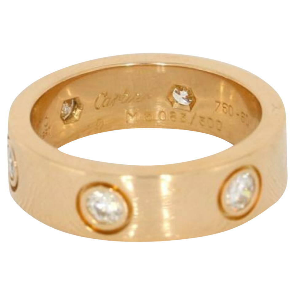 Cartier Love Ring mittel Gold in Oro rosso in Oro