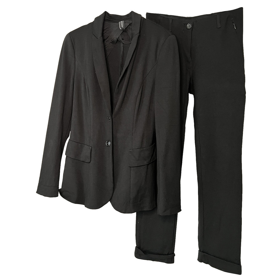 Marc Cain Suit Viscose in Black