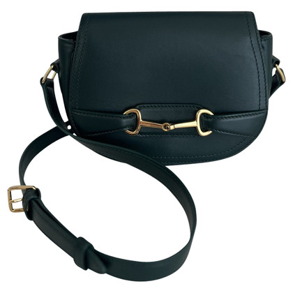 Céline Crecy Flap Bag Leather in Green