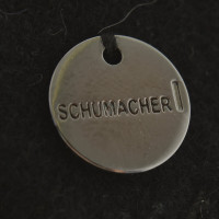 Schumacher Brooch with gemstones