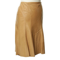 Ralph Lauren Leather skirt in Brown