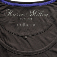 Karen Millen T-shirt a maniche lunghe con volant