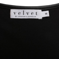 Velvet Shirt met peplum