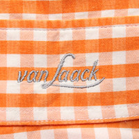 Van Laack Top Cotton in Orange