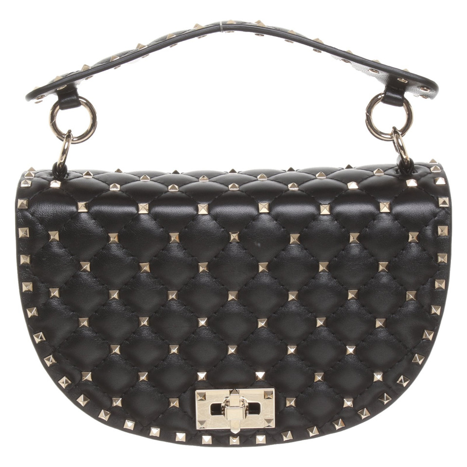 Valentino Garavani Handbag Leather in Black