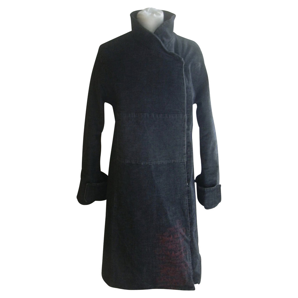 Kenzo Jacke/Mantel aus Baumwolle in Schwarz