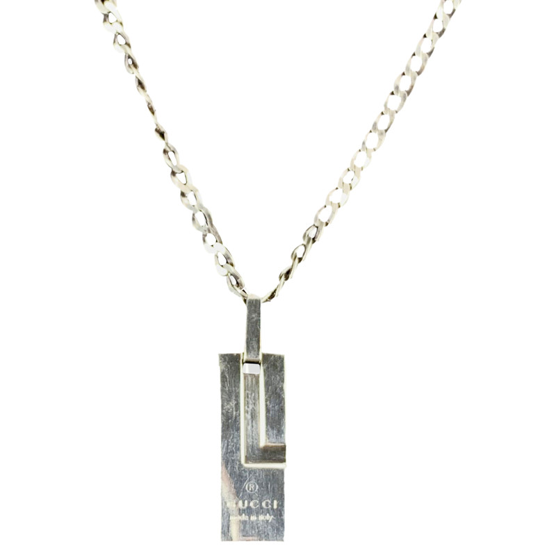 Gucci Necklace Silver in Silvery 