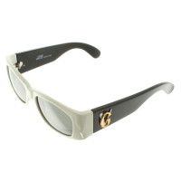 Versace Sonnenbrille in Schwarz/Weiß