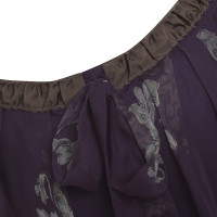 Philosophy Di Alberta Ferretti Purple silk chiffon dress