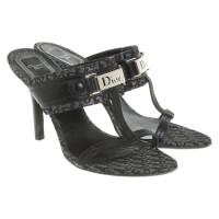 Christian Dior Sandals in grey / black
