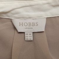 Hobbs Jurk in beige / crème wit